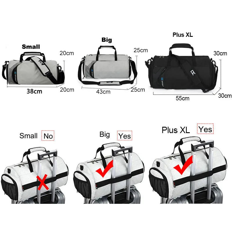 Large Bag For Sports/Travel Black