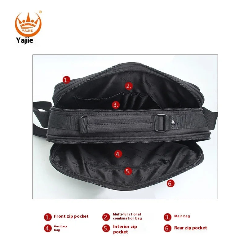 Large Shoulder Bag Waterproof Black