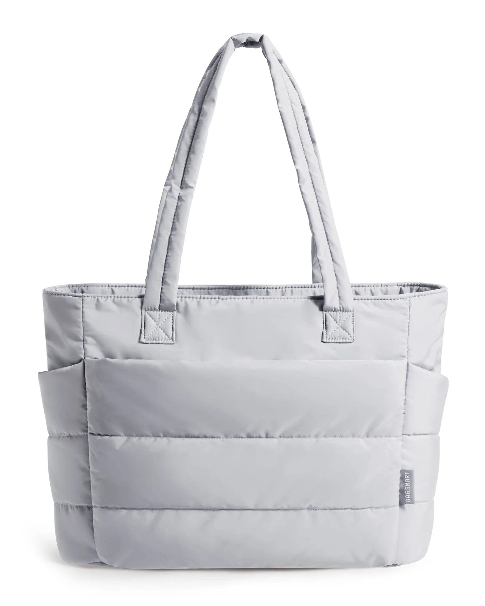 BAGSMART Women's Tote Bag Large Capacity Light Grey