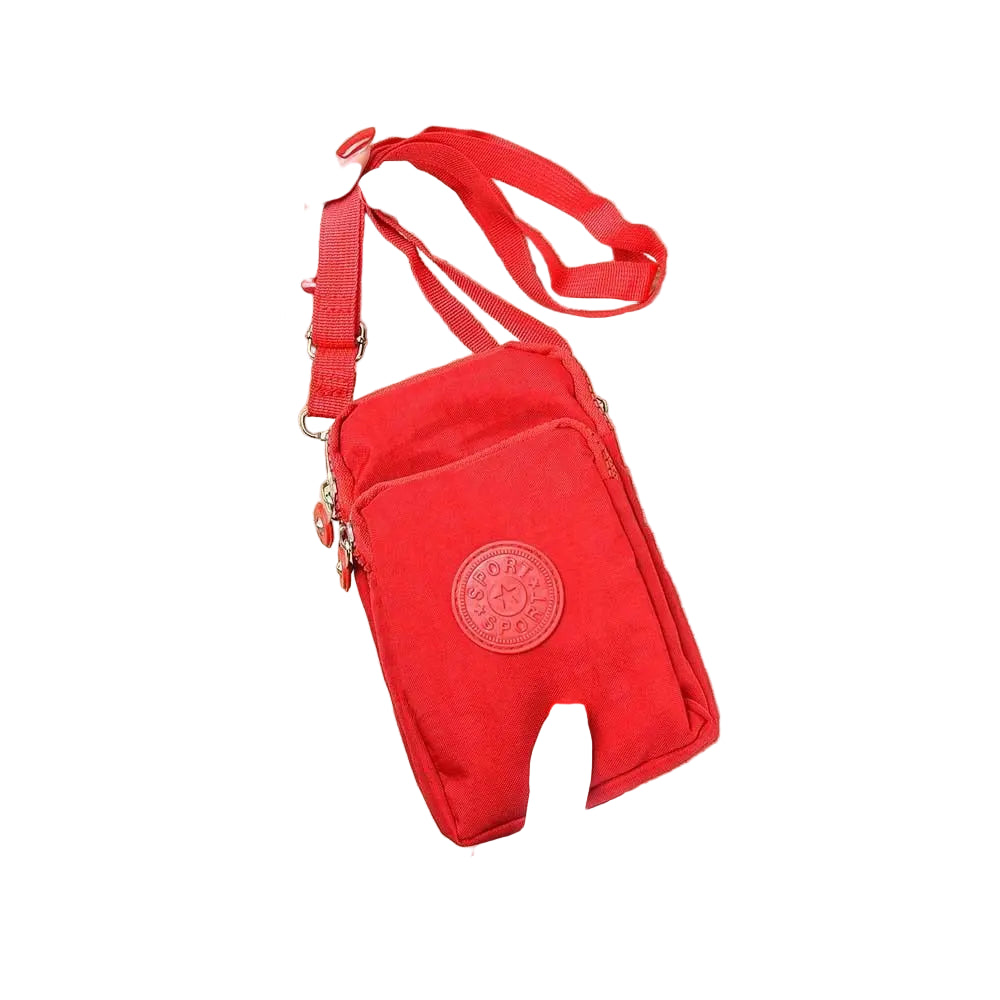 Three Layer Small Shoulder Bag Red